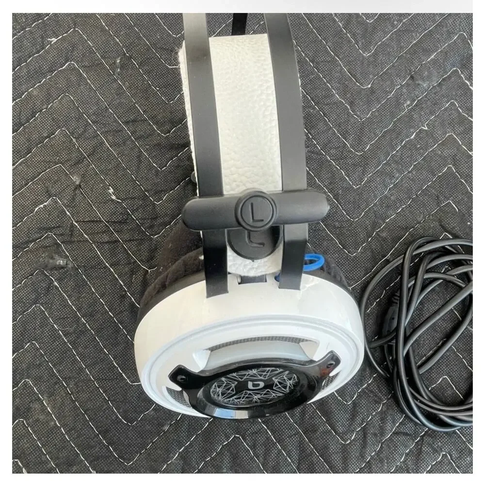Over-Ear Gaming Headphones - Black and Silver PS4/PS5 Compatible